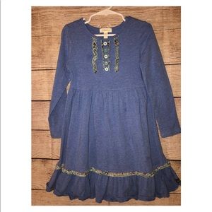 Matilda Jane Blue Dress 4 XS